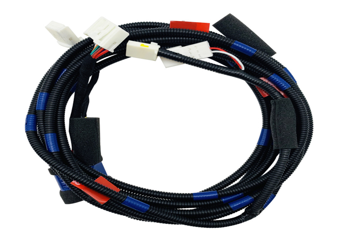 Quality 150cm Waterproof Wire Harness , JST XH 2.54mm 24AWG Rigid Wiring Harness For Shredder for sale