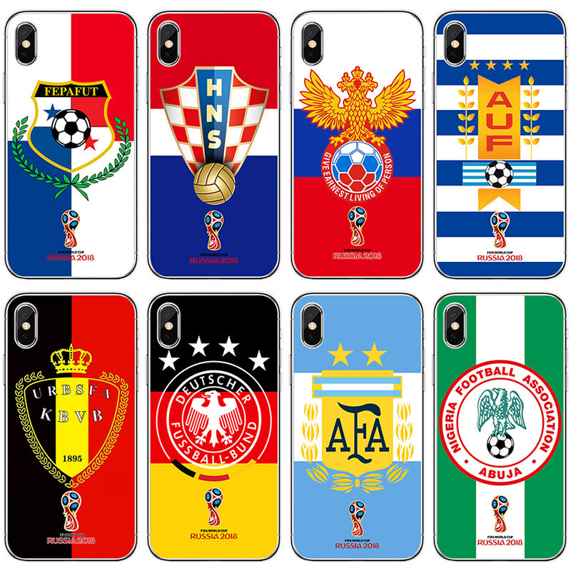 Quality 2018 Russia World Cup Mobile Accessories TPU Pringint Phone Case For Samsung Galaxy S9 Plus Cell Phone for sale