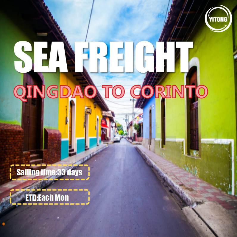 33 Days FOB CIF International Ocean Freight From Qingdao To Corinto Nicaragua