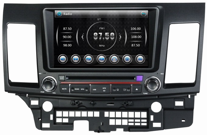 Quality Ouchuangbo Car GPS Satnav DVD Player Mitsubishi Lancer 2006-2012 USB iPod Multimedia System OCB-8062A for sale