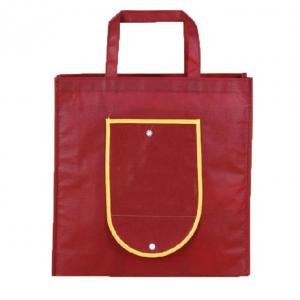 Quality Tear Resistant Non Woven Reusable Bags , Fold Up Tote Bag Full Color Printing for sale