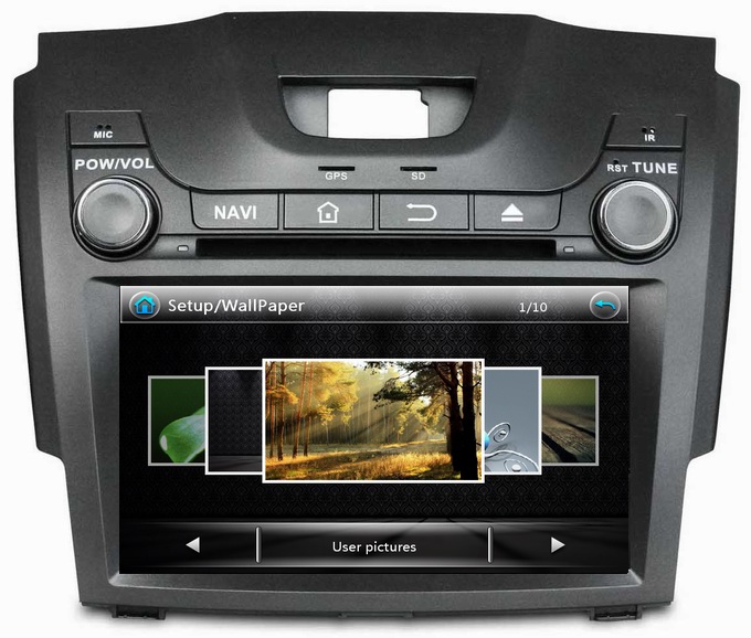 Quality Ouchuangbo Car GPS Sat Navi Multimedia for Chevrolet S10 2013 DVD Player iPod RDS OCB-8054A for sale