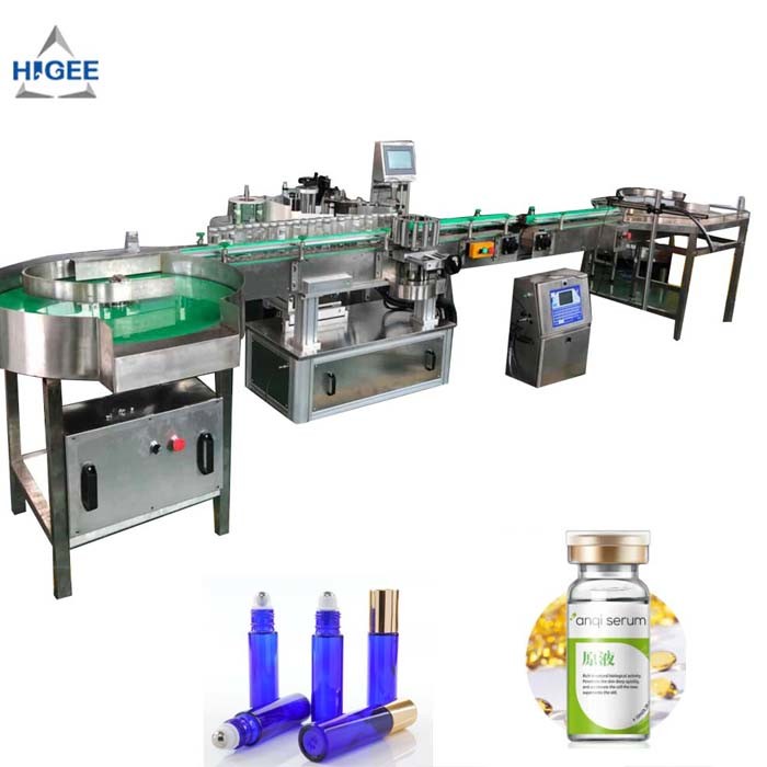 Quality Cosmetics PLC Automatic Sticker Labeling Machine For Alcohol Whisky Bottle Wrap for sale