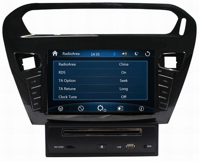 Quality Ouchuangbo autoradio gps sat navi Peugeot 301 Elisee 2013 support french BT factory price for sale