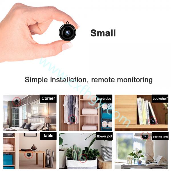 Mini Wifi IP Camera HD 1080P Wireless Indoor Camera Nightvision Two Way Audio Motion Detection Baby Monitor V380