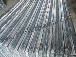 Quality V Type Expanded Metal Lath , Civil Building Metal Rib Lath Height 6-10mm for sale