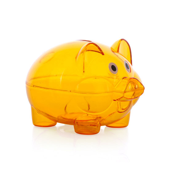 Quality Portable Multi Color Transparent Piggy Bank For Toddle Money Saving for sale