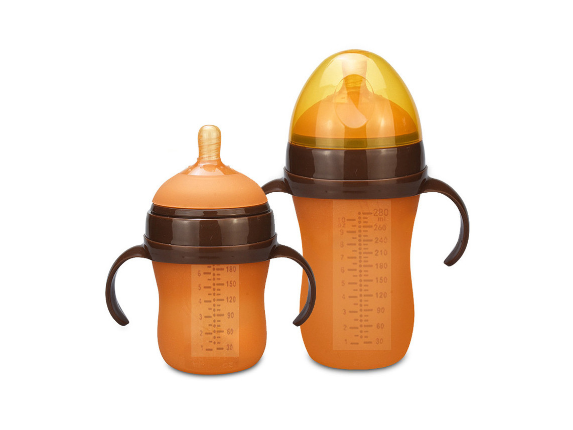 Quality Colored Nipples Newborn Milk Bottle , Small Ready Made Formula Bottles for sale