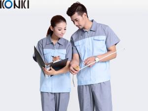Quality Uniforms Workwear Coverall / Custom Work Uniform Notch Lapel Collar For Adults for sale