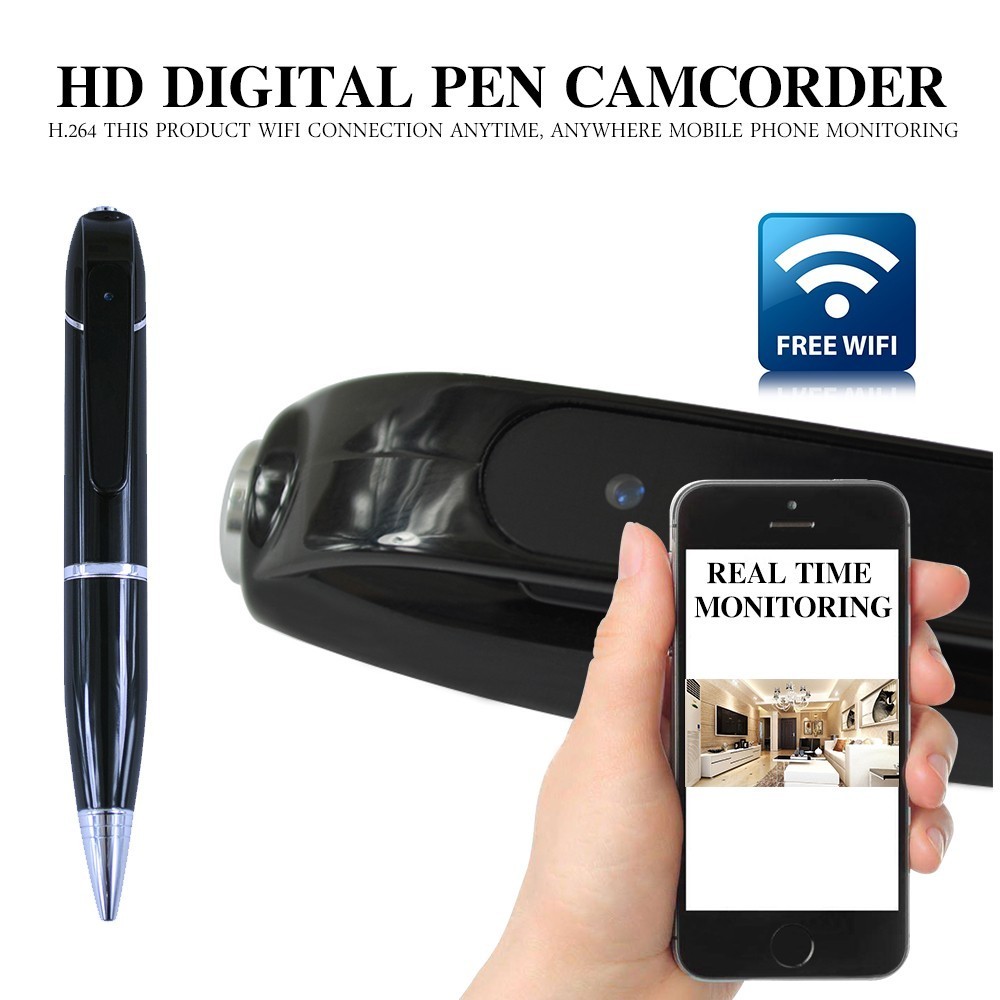 Quality Spy Pen Camera Video 720P Pen Webcam Mini Spy Pen CCTV Camera Wifi Network Pen Camera for sale
