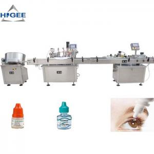 Quality High Accuracy Bottle Filling Capping And Labeling Machine For Eye Drop for sale