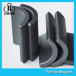 Quality Y30 Grade Permanent Ferrite Arc Magnet For DC Motor Multipurpose Use for sale