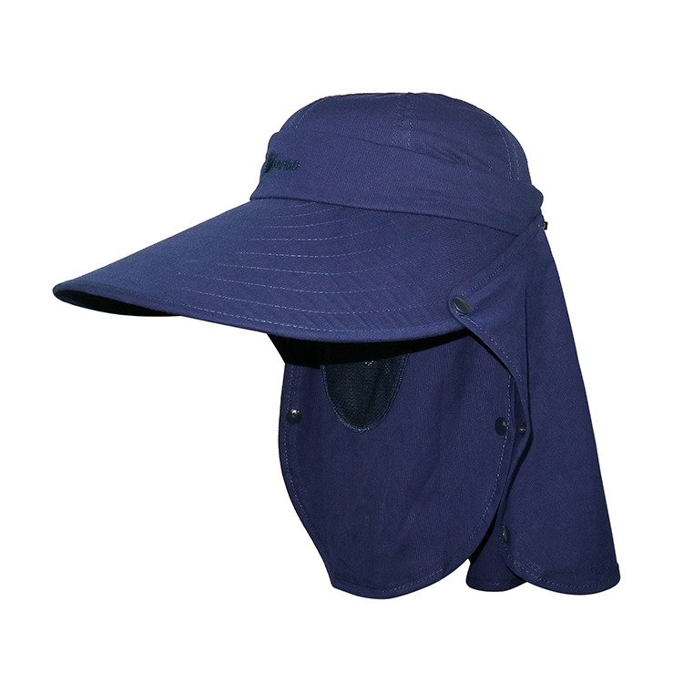 Quality Navy Blue UV Protection Floppy Outdoor Boonie Hat For Hiking Plain Type for sale