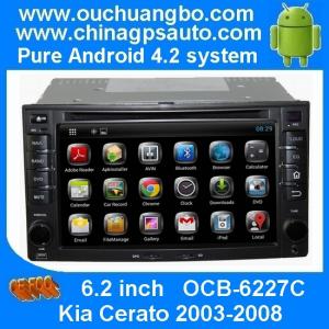 Quality Ouchuangbo Car DVD Kia Cerato 2003-2008 Sat Navi Radio Player SD Bluetooth Android 4.4 OS for sale