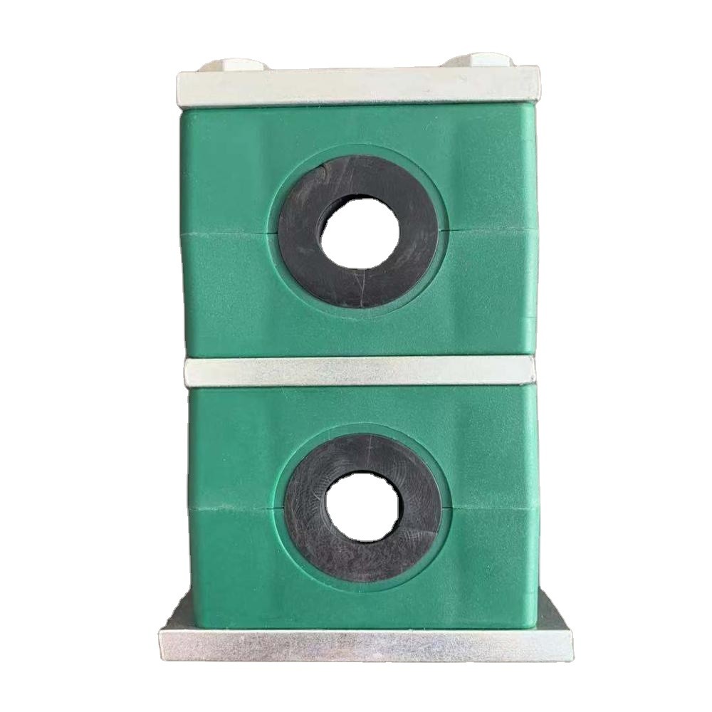 Quality DIN 3015 pp Heavy Duty Tube Clamps two layer green light series for sale