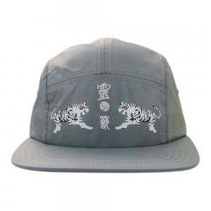 Quality Custom 5 Panel Camper Hat Printed Logo Nylon Rope Snapback Cap for sale