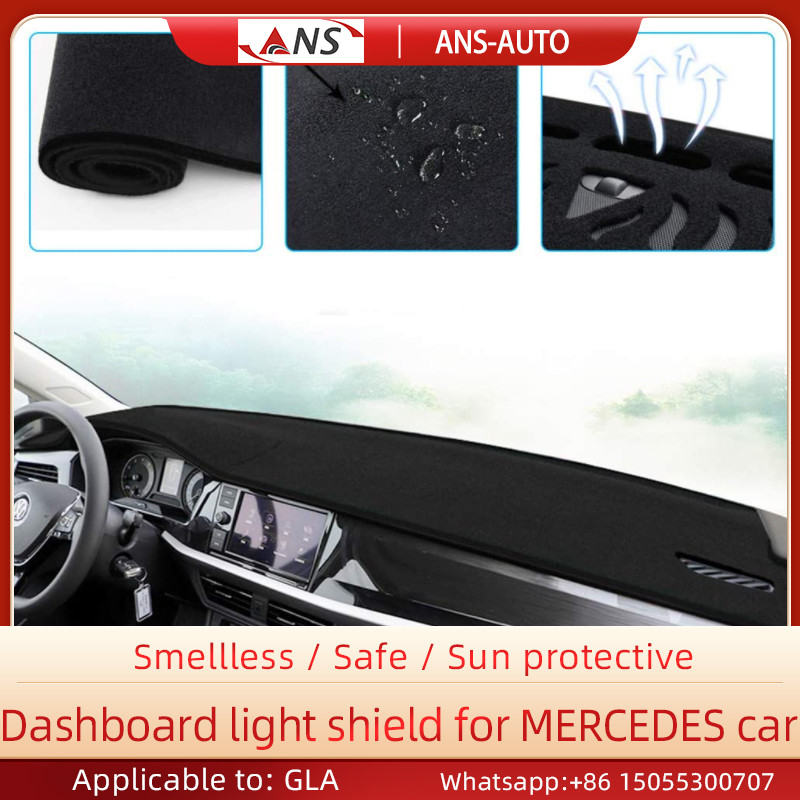 Quality Polyester Fiber Automotive Dashboard Covers Mat Heatproof For Mercedes-Benz GLA for sale