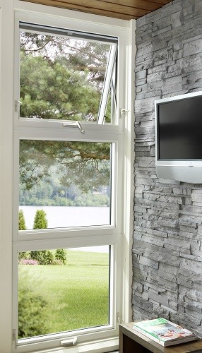 Quality TOPSURE Villa Hollow 1.6mm Aluminium Awning Windows for sale