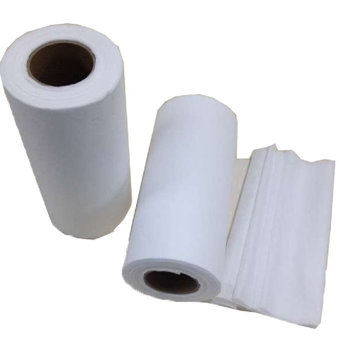 Quality Viscose Polyester Spunlace Nonwoven Material For Wet Wipes Rolls for sale