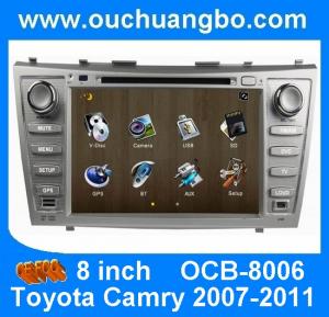 Quality Wince 6.0 car Stereo Sat Nav for Toyota Camry 2007-2011 with auto radio gps double din DVD Player OCB-8006 for sale