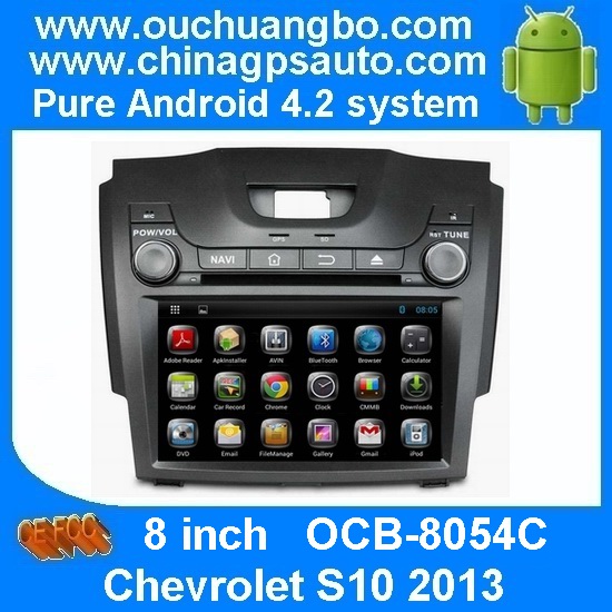 Quality Ouchuangbo car stereo Chevrolet S10 2013 with auto radio gps navigation iPod OCB-8054C for sale