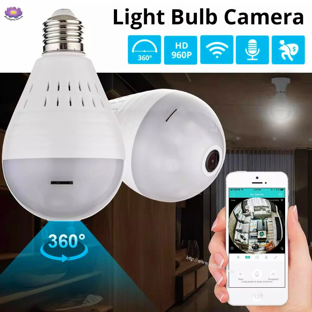 Quality 2019 Wholesale The New Best Quality Cheap WiFi P2P VR Camera LED Light Bulb 360 Panoramic CCTV Camera for Home Made In for sale