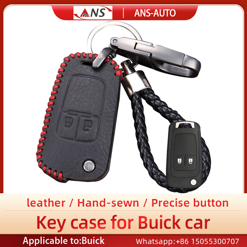 Quality Hand Sewed Leather Car Key Case , Shock Proof Leather Smart Key Case for sale