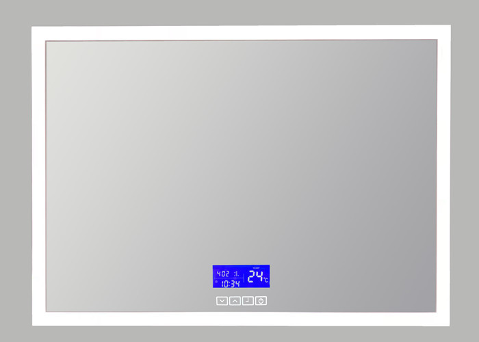 Quality LED Smart Bathroom Mirror 900 X 600 With Time Temperature Calendar Display for sale