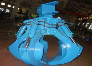 Quality 7.5T Orange Peel Grab Electric Hydraulic Type Steel Structure Smooth Operation for sale