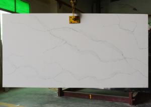 Quality Artificial Quartz Countertops Calacatta White Quartz Environmental Friendly for sale