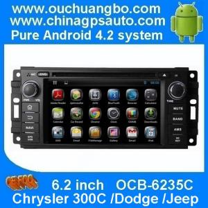 Quality Ouchuangbo Chrysler 300C /Dodge /Jeep navi radio with gps navigation dvd iPod android 4.2 for sale
