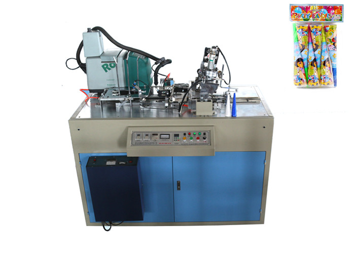 Quality Full Automatic Birthday paper Funnel Forming Machine With Hot Melt Glue System for sale