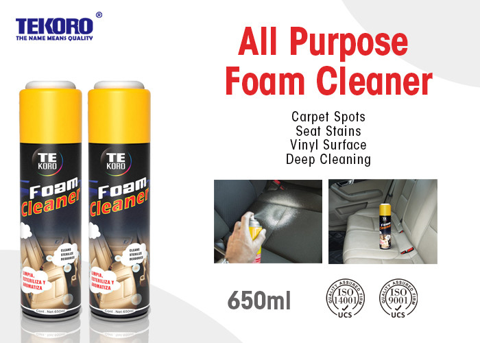 Quality All Purpose Foam Cleaner / Automotive Spray Cleaner For Removing Stains & Restoring Fabric for sale