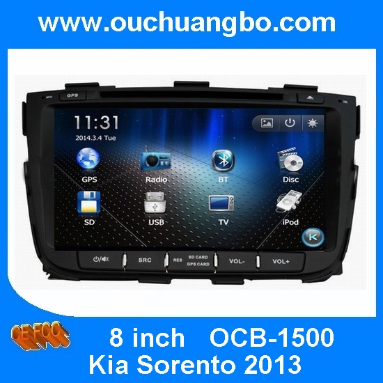 Quality Ouchuangbo car Radio DVD for Kia Sorento 2013 GPS Sat Nav Multimeia Kit iPod USB Italy map for sale
