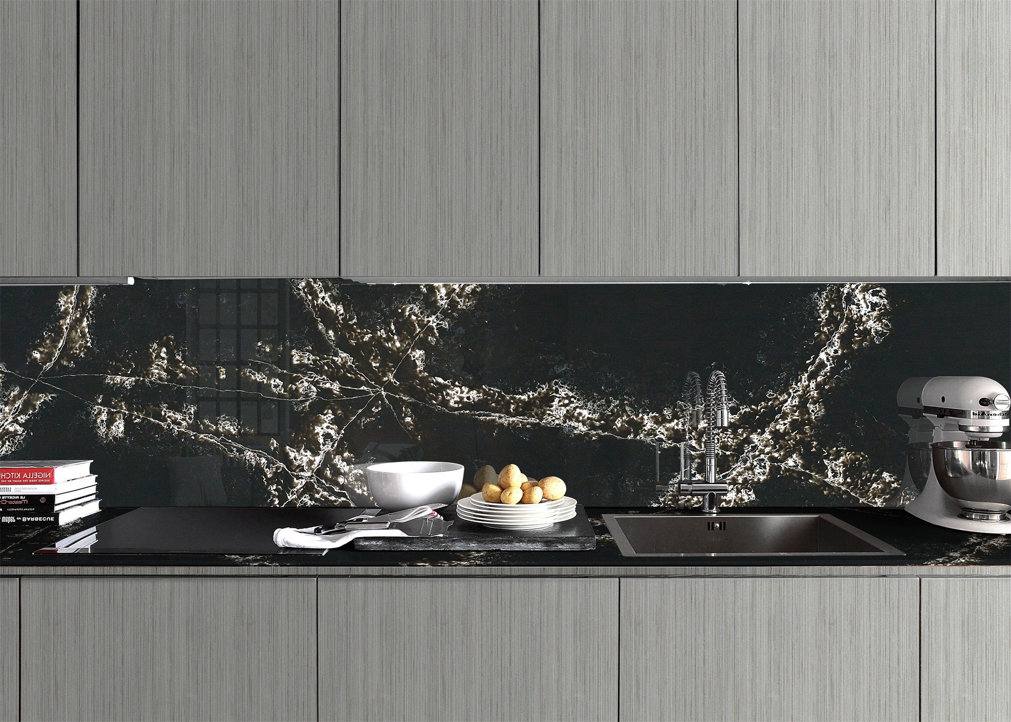 Quality Polished Quartz Decorative Living Room Wall Panels Corrosion Resistance for sale