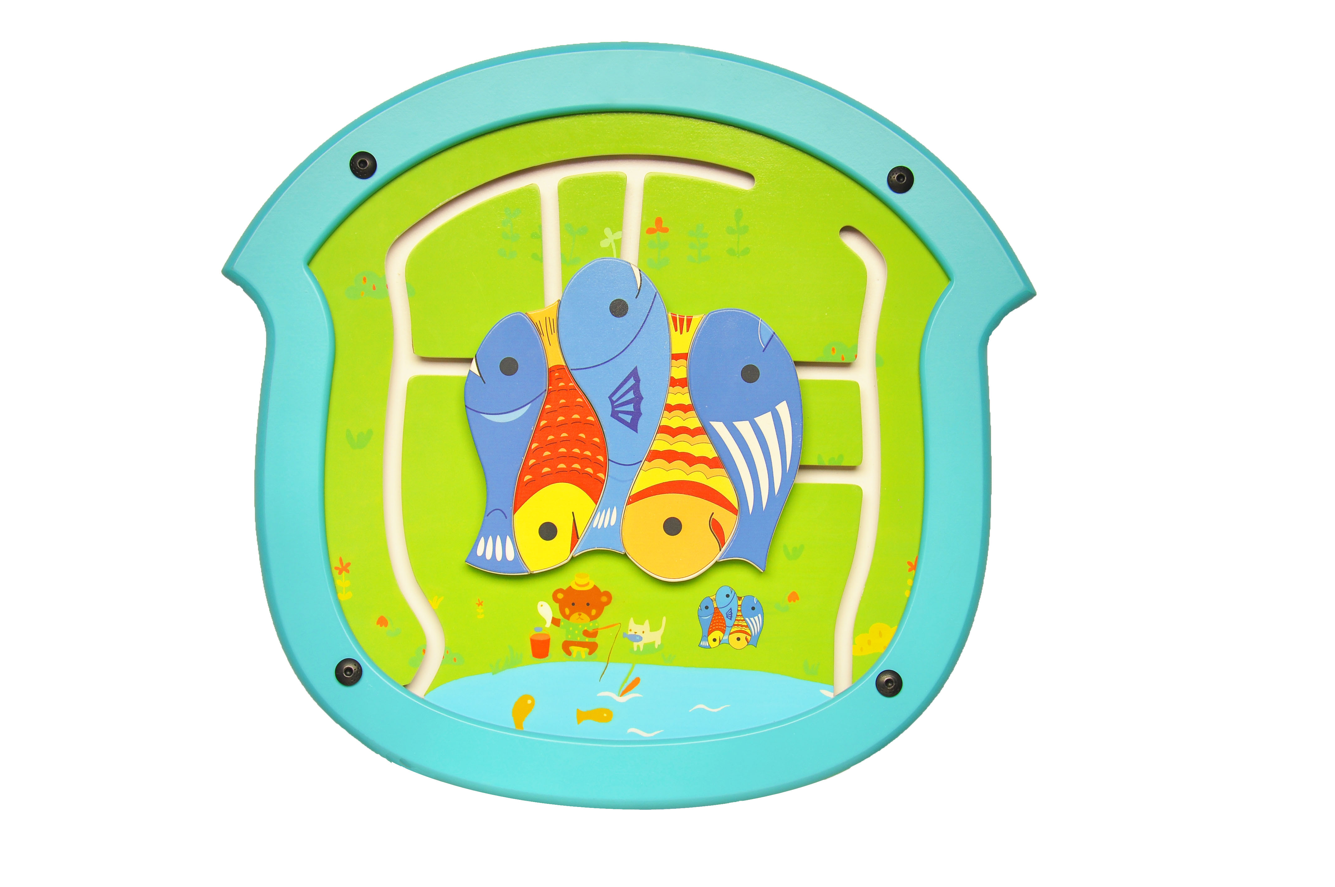 Quality Educational Panels--Kids Indoor Playground Manufacture FF-Panel-Fishing for sale