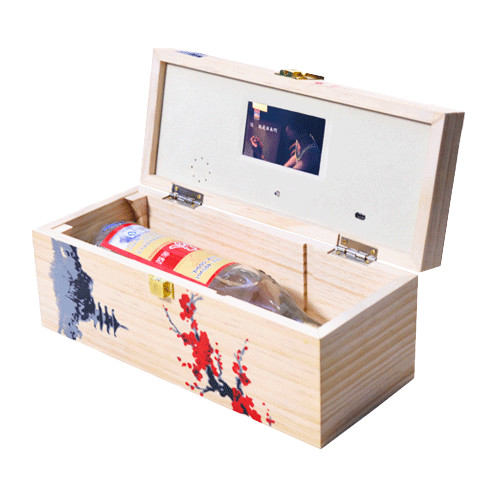 Buy cheap Magnetic LCD Screen Gift Box OEM Autoplay with rechargeable battery from wholesalers