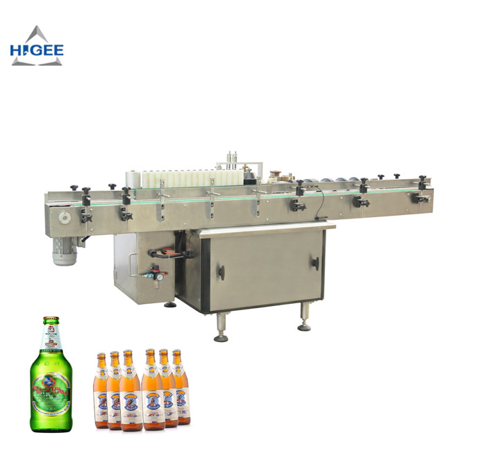 Quality Wet / Cold Glue Labeling Machine For Beer Glass Bottles Jars Cans Tubes for sale