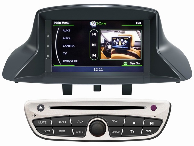 Quality Ouchuangbo S100 Car GPS Video Player For Renault Megane III (2009-2011) Built in FM/AM iPod RDS for sale