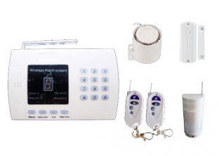 Quality Wired and wireless alarms system with 4 wired zone and 9 wireless zone CX-20B for sale