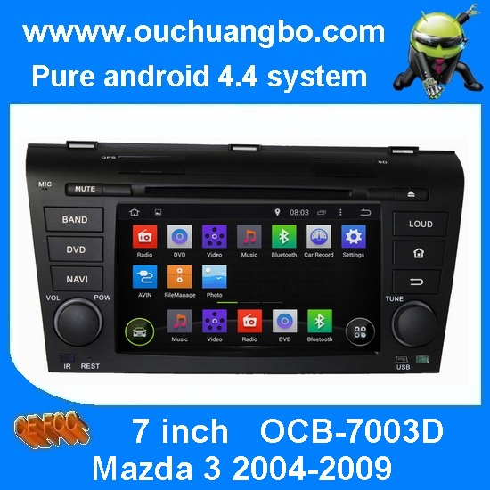 Quality Ouchuangbo Car Radio Multimedia Kit Stereo DVD Player Android 4.4 for Mazda 3 2004-2009 OCB-7003D for sale