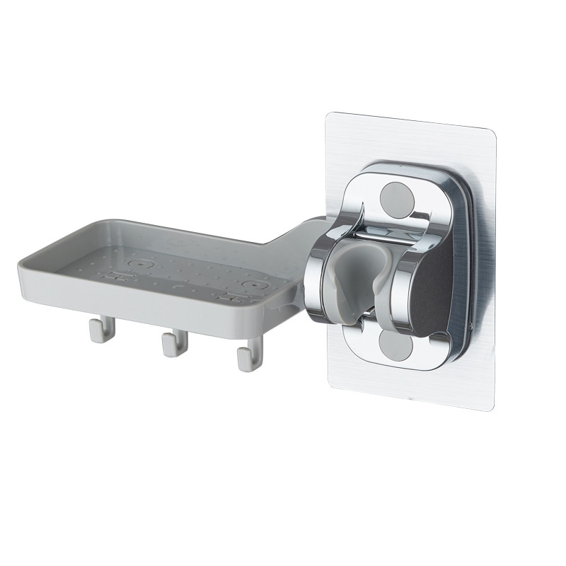 Quality Non Drill Hole ABS Plastic Hand Held Shower Holder Bracket Chrome Plated for sale