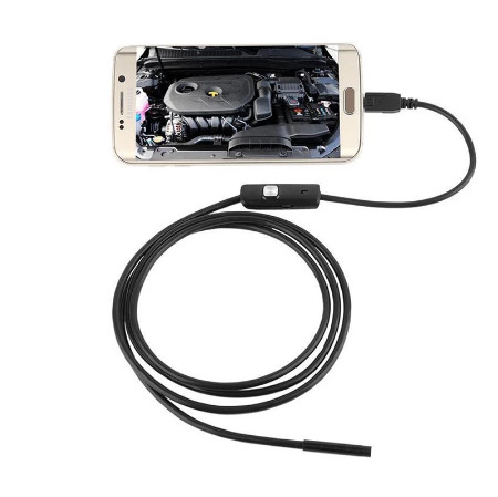 Quality Cxfhgy 2M 1M 5.5mm 7mm Endoscope Camera Flexible IP67 Waterproof Inspection Borescope Camera for Android PC Notebook 6LE for sale