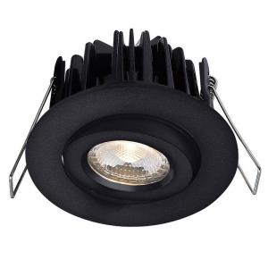 Quality Black Color 8W Trim Changeable Fire Rated Downlight for sale