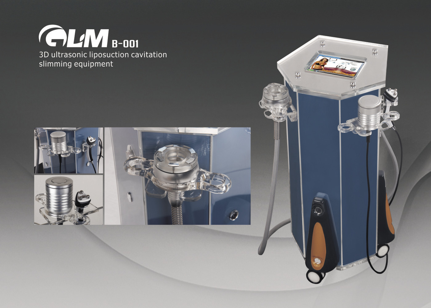 Quality Infrared RF 3D ultrasonic liposuction cavitation vacuum slimming machine equipment for sale