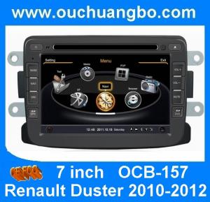 Quality Ouchuangbo Car Radio GPS Navigation for Renault Duster 2010-2012 With S100 DVD Built In 1080P HD video Display for sale