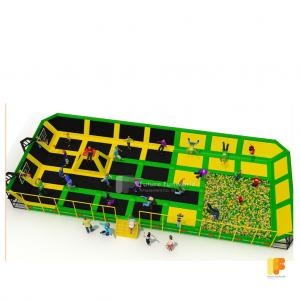 Quality Trampoline Park-Kids Indoor Playground Manufacture FF-Trampoline Park 02 for sale