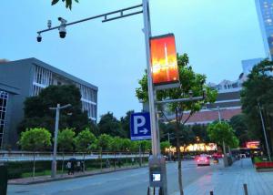 Quality 5500cd/Sqm 576x960 Pole Mounted Led Lights P3 280W Outdoor Post Light Pole for sale