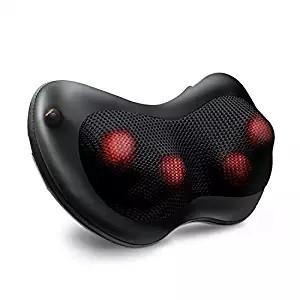 Quality Comfortable Neck Pillow With Heat And Massage , Electric Neck Massager Pillow for sale