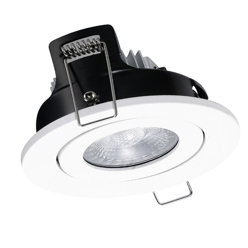 Quality 10W 800lumens Fire Rated IP65 Adjustable Downlight Tiltable for sale